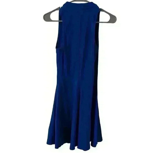 Zara Lapel Collar Rib Dress M - Picture 6 of 10